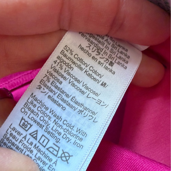 J. Crew Bright Pink Kelsey Cropped Flare Pants Size 8 - Picture 7 of 9